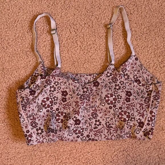 Lucky Brand medium bralette with removable padding purple - Picture 2 of 3